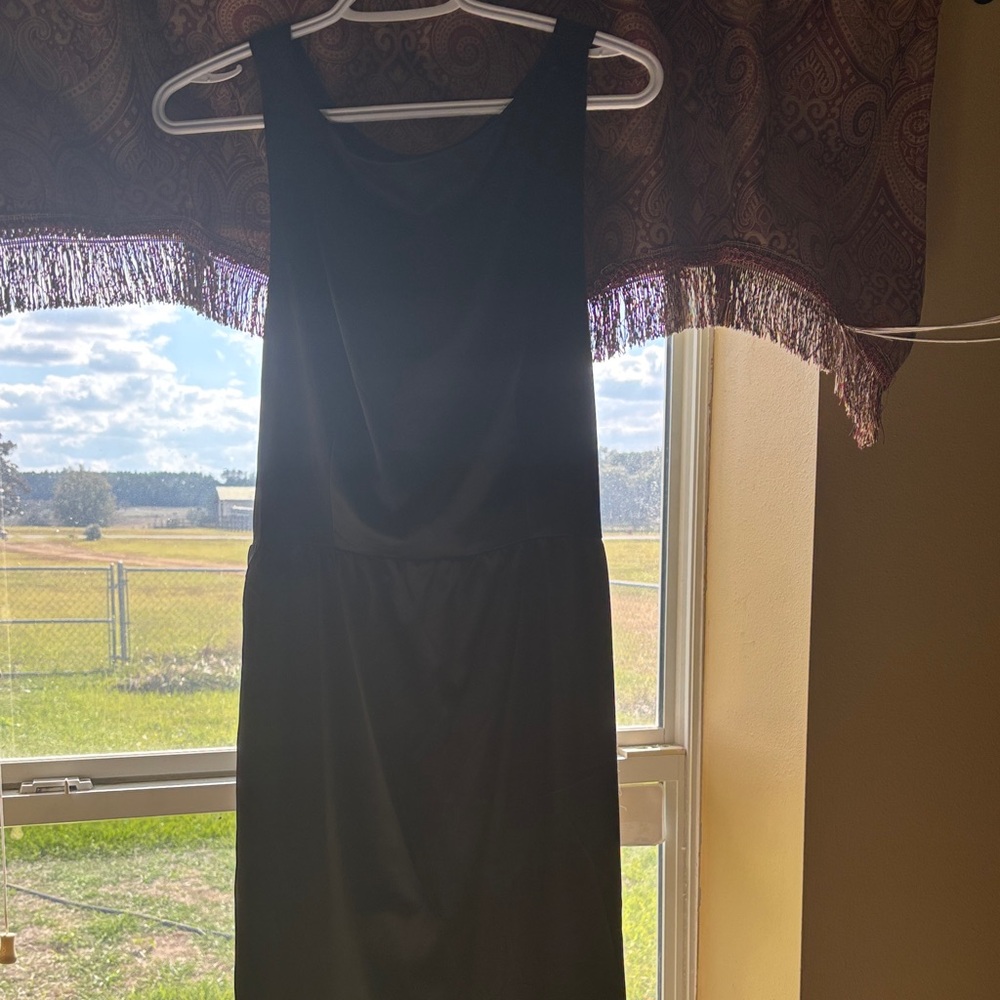 Classic Black Midi Dress